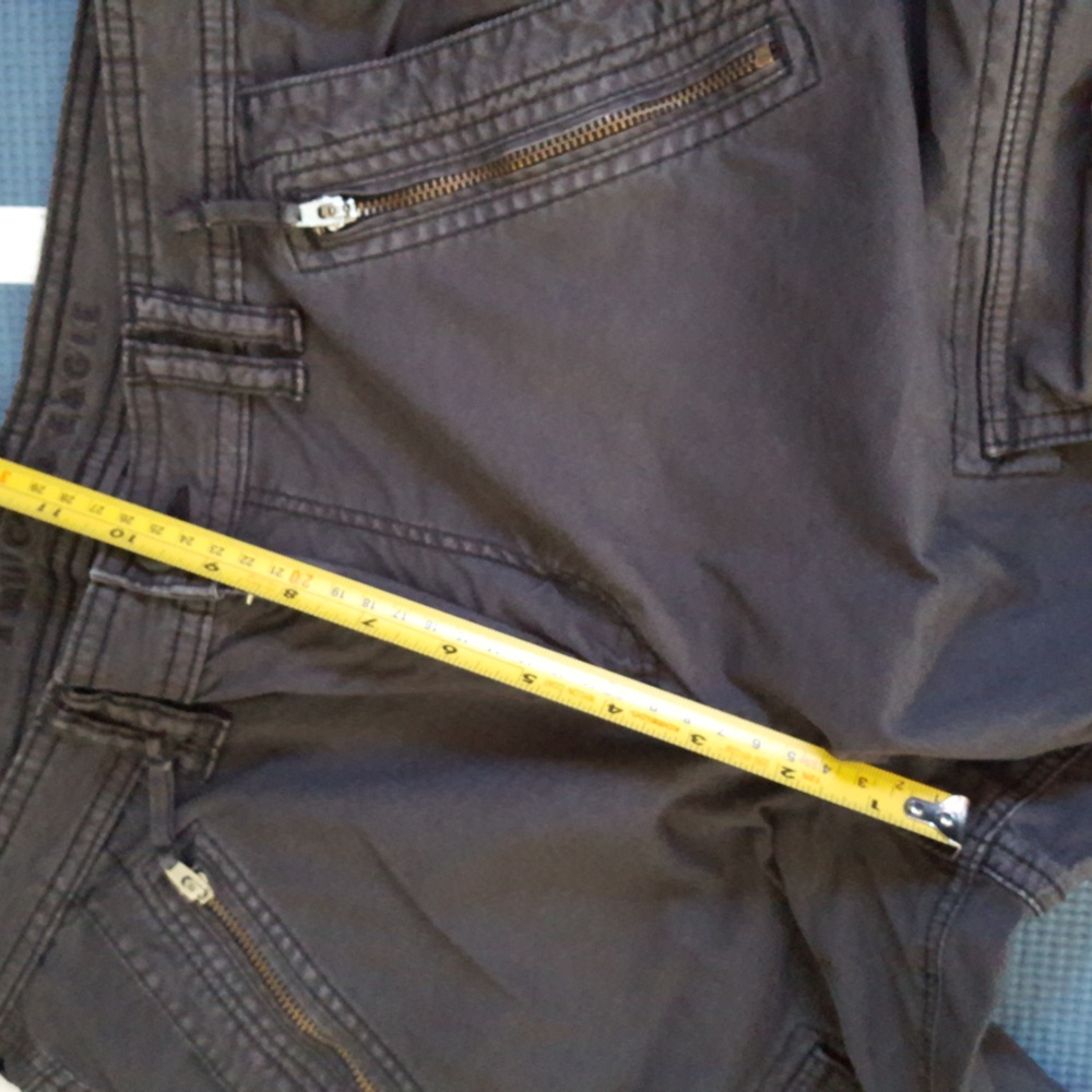 American Eagle low rise flare cargo never worn - Picture 10 of 12